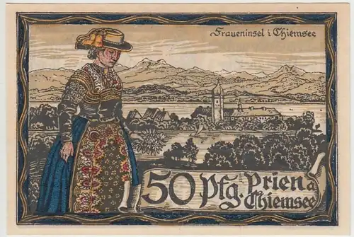 (D874) Notgeld der Stadt Prien a. Chiemsee, 50 Pfennig 1920