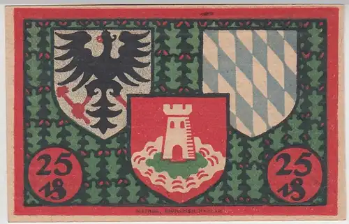 (D878) Notgeld der Stadt Pasing, 25 Pfennig 1918, Version 2