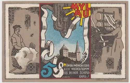 (D903) Notgeld der Stadt Mylau, 5 Pfennig 1921