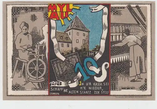 (D904) Notgeld der Stadt Mylau, 10 Pfennig 1921