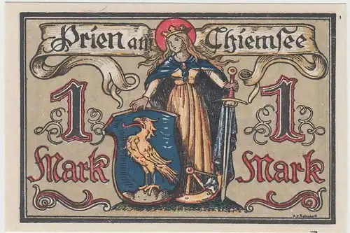 (D938) Notgeld der Stadt Prien a. Chiemsee, 1 Mark 1920