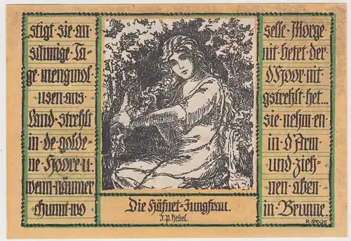 (D953) Notgeld der Stadt Schopfheim, 50 Pfennig 1921, Motiv 2