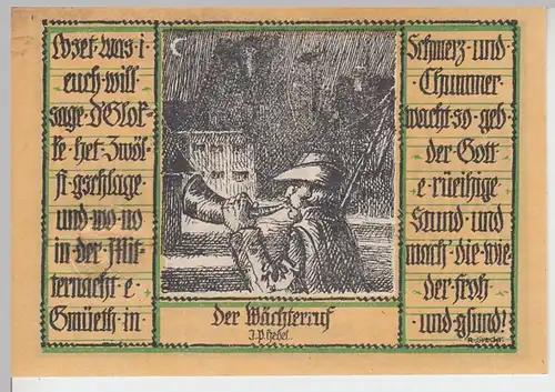 (D954) Notgeld der Stadt Schopfheim, 50 Pfennig 1921, Motiv 3