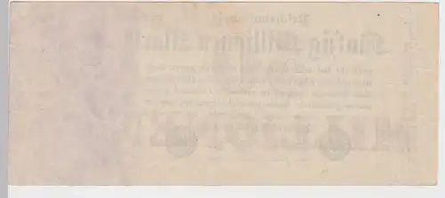 (D972) Geldschein Reichsbanknote, 50 Millionen Mark 1923, Inflation