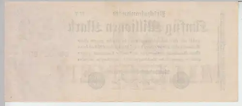 (D976) Geldschein Reichsbanknote, 50 Millionen Mark 1923, Inflation