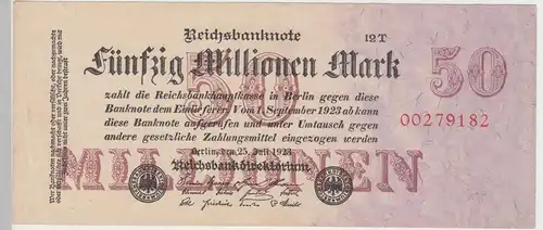 (D982) Geldschein Reichsbanknote, 50 Millionen Mark 1923, Inflation