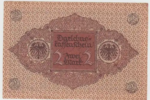 (D1024) Geldschein Darlehnskassenschein, 2 Mark 1920
