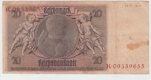 (D1035) Geldschein Reichsbanknote, 20 Mark 1929