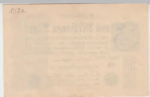 (D1046) Geldschein Reichsbanknote, 2 Millionen Mark 1923, Inflation