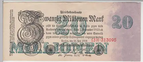(D1048) Geldschein Reichsbanknote, 20 Millionen Mark 1923, Inflation