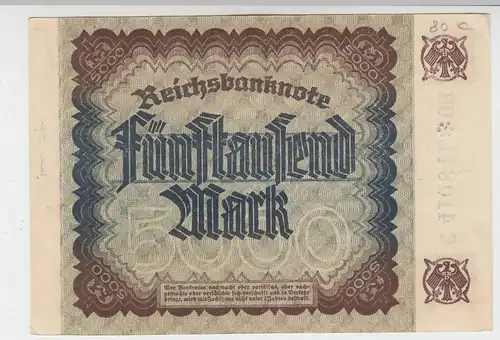 (D1051) Geldschein Reichsbanknote, 5.000 Mark 1922