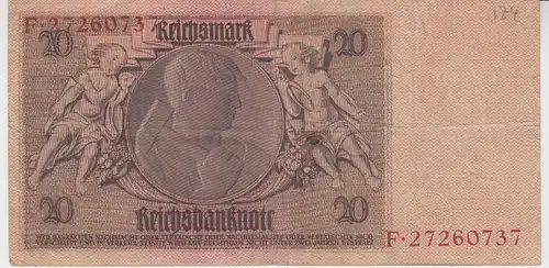 (D1071) Geldschein Reichsbanknote, 20 Mark 1929