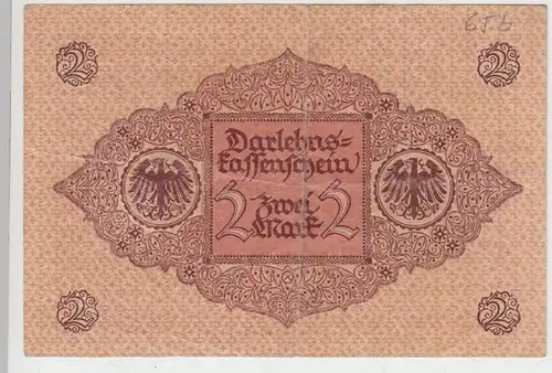 (D1082) Geldschein Darlehnskassenschein, 2 Mark 1920