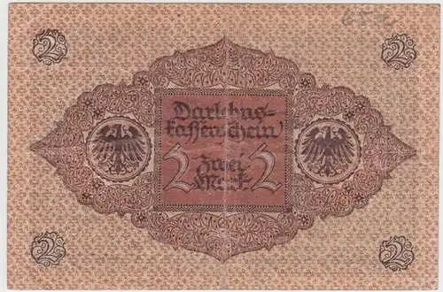 (D1083) Geldschein Darlehnskassenschein, 2 Mark 1920