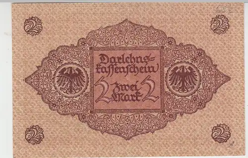 (D1110) Geldschein Darlehnskassenschein, 2 Mark 1920