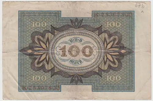 (D1111) Geldschein Reichsbanknote, 100 Mark 1920