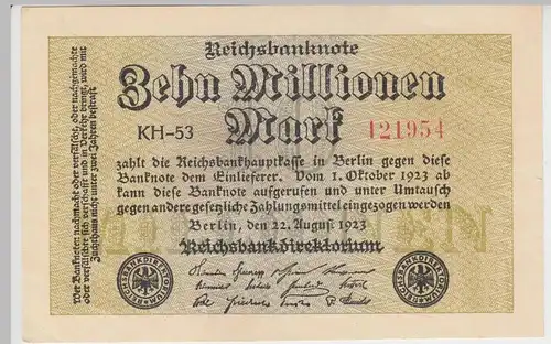 (D1119) Geldschein Reichsbanknote, 10 Millionen Mark 1923, Inflation