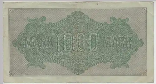 (D1171) Geldschein Reichsbanknote 1000 Mark 1922