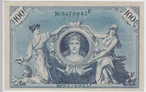 (D1173) Geldschein Reichsbanknote 100 Mark 1908