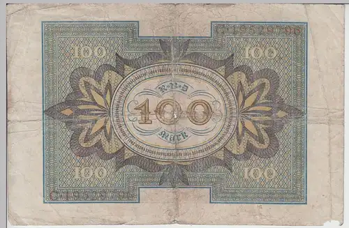 (D1195) Geldschein Reichsbanknote 100 Mark 1920