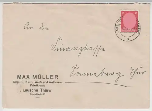 (B2276) Bedarfsbrief DR, Stempel Lauscha 1943