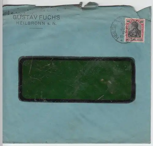 (B2020) Bedarfsbrief Deutsches Reich, Stempel Heilbronn 1920