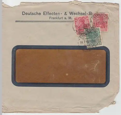 (B1979) Bedarfsbrief Deutsches Reich, Stempel Frankfurt (Main) 1919