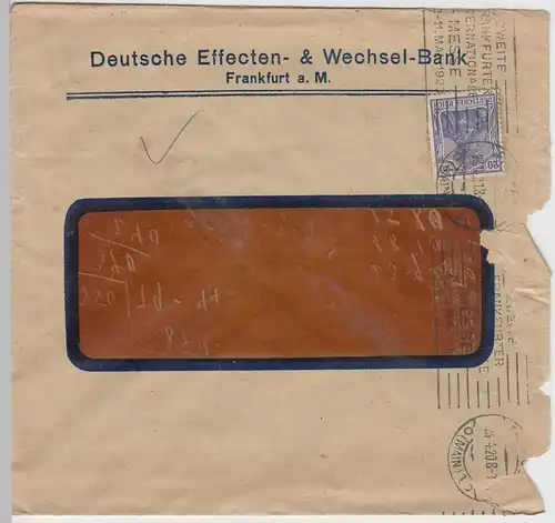 (B1972) Bedarfsbrief Deutsches Reich, Stempel Frankfurt (Main) 1920