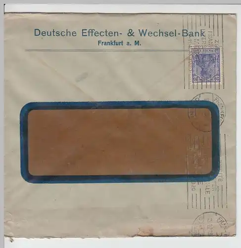 (B1971) Bedarfsbrief Deutsches Reich, Stempel Frankfurt (Main) 1921