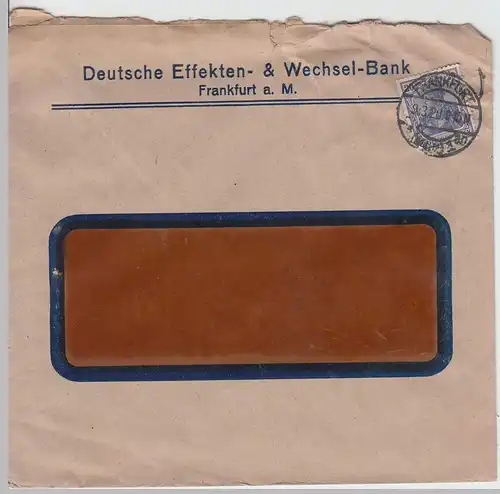 (B1968) Bedarfsbrief Deutsches Reich, Stempel Frankfurt (Main) 1920
