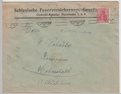 (B1945) Bedarfsbrief Deutsches Reich, Stempel Firmen-Umschlag 1921