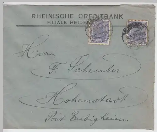 (B1913) Bedarfsbrief Deutsches Reich, Stempel Heidelberg 1920