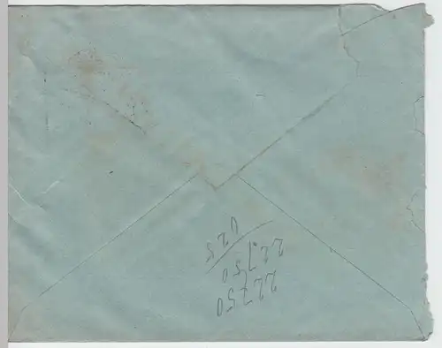 (B1863) Bedarfsbrief Deutsches Reich, Stempel Heidelberg 1918