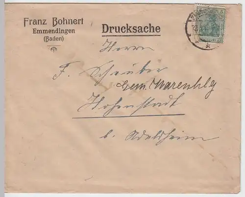 (B1849) Bedarfsbrief Deutsches Reich, Firmen-Umschlag 1919