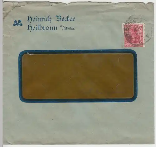 (B1827) Bedarfsbrief Deutsches Reich um 1920