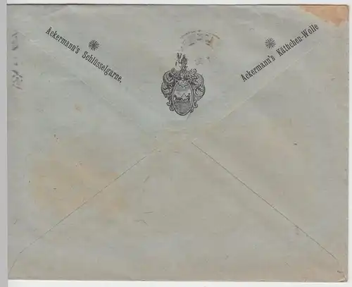 (B1826) Bedarfsbrief Deutsches Reich, Stempel Heilbronn 1920