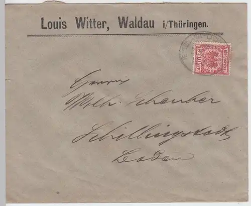 (B1823) Bedarfsbrief Reichspost, Bahnpost 1891