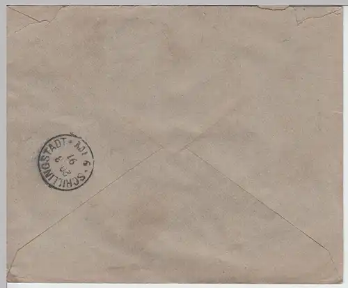 (B1823) Bedarfsbrief Reichspost, Bahnpost 1891