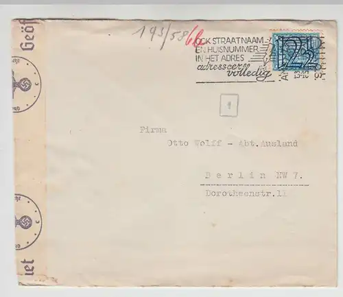 (B1676) Bedarfsbrief Niederlande 1940