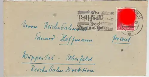 (B1517) Bedarfsbrief DR, Stempel Berlin Sw 11, 1944