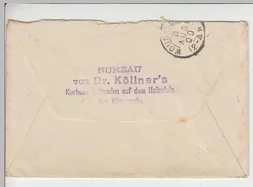 (B1300) Bedarfsbrief Reichspost, Mi 48, Stempel Eisenach 1900