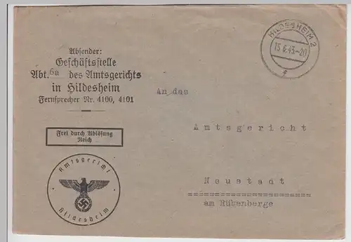 (B1242) Bedarfsbrief DR, Stempel Ludwigsburg 1942