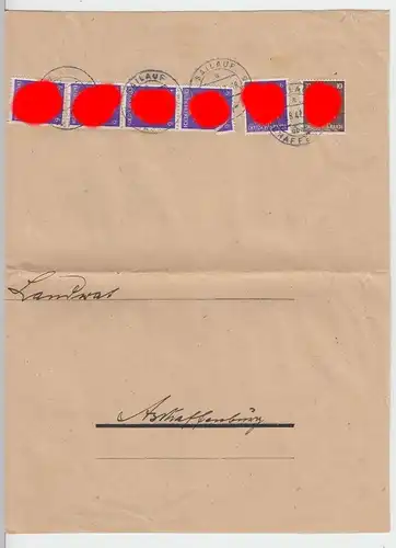 (B1229) Bedarfsbrief DR, Bürgermeister der Gemeinde Sailauf, 1942
