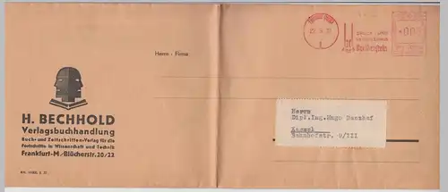 (B1170) Bedarfsbrief DR, Freistempel Frankfurt (Main) 1937