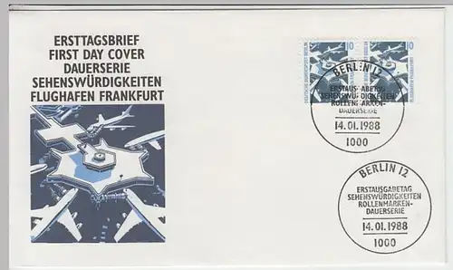 (B1023) Ersttagsbrief Sonderstempel BUND 1988