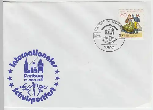 (B1020) Ersttagsbrief Sonderstempel BUND 1981