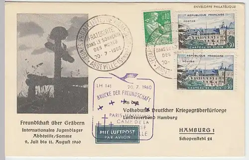 (B1018) Bedarfsbrief Sonderstempel Frankreich 1960