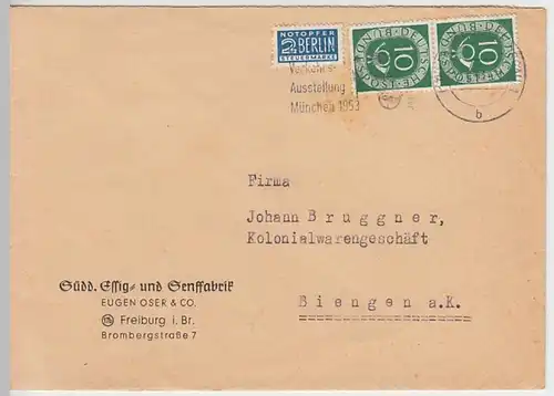 (B982) Bedarfsbrief BUND 1953