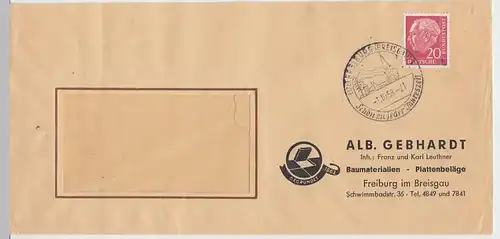 (B975) Bedarfsbrief BUND 1958