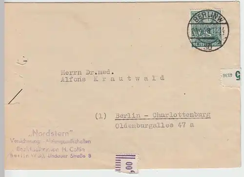 (B955) Bedarfsbrief Alliierte Besetzung Gem. 1948